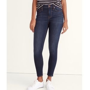 Madewell 9” mid rise skinny jeans NWT